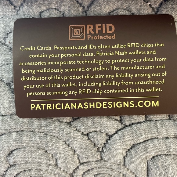 NWT Patricia Nash Wallet RFID protected Italy Design - Picture 5 of 7